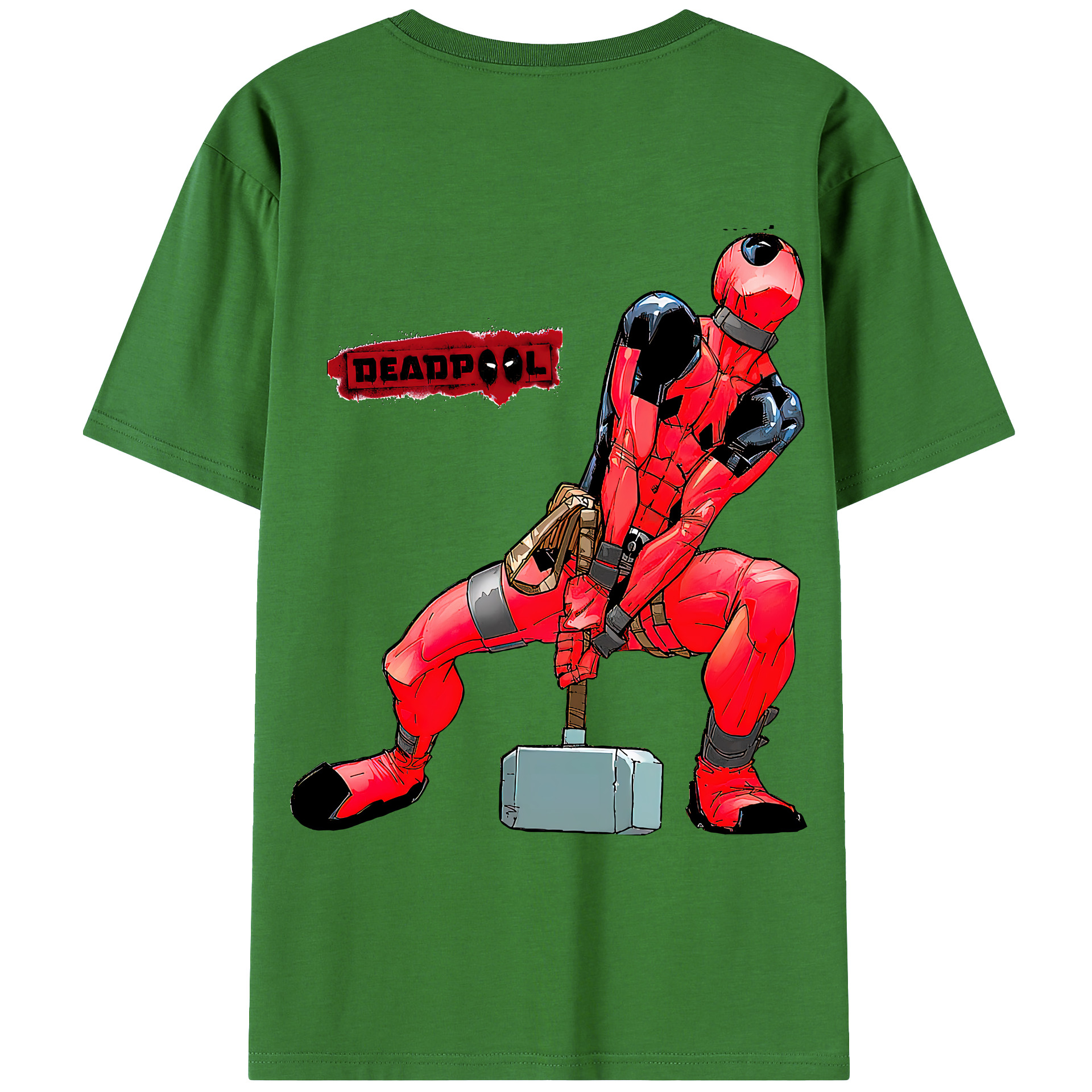 （画像用） Deadpool デッドプール レディース半袖Tシャツ(バックプリント)